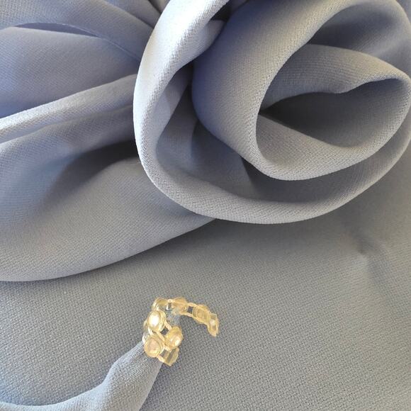 NWT Tania Belle AS IS baby blue‎ sun hat, rose accent and gem stone